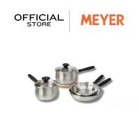 ราคา MEYER LUNA SS ชุดเครื่องครัวสเตนเลส สตีล 6 ชิ้น - หม้อด้าม 16-18 พร้อมฝาแก้ว กระทะทรงตื้น ขนาด 20 - 24 ซม. (71808-T) (1730651479030204985)