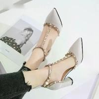 ราคา รองเท้าฤดูร้อน, รองเท้าส้นสูง, สายรัด T, ปั๊มหมุดย้ำ, ส้นหนา, รองเท้าแตะ, รองเท้าแต่งตัวหนังสิทธิบัตร, สีขาว, เหมาะสำหรับงานแต่งงาน, สุภาพสตรี (1730591622777964956)