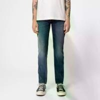 ราคา Lean Dean-Troubled Sea | Nudie Jeans ยีนส์ทรงสลิมขาเรียวแบบเทเปอร์ กางเกงยีนส์ทรงขากระบอกเล็ก (1732614722710832767)