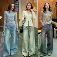 ราคา Stormy Jeans กางเกงยีนส์ขากระบอกใหญ่ ยีนส์ไม่ยืด (1733908114638145288)