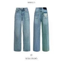ราคา SEOUL STUDIO REBECCA JEANS กางเกงยีนส์ (1732771219551716406)