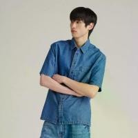 ราคา Mc JEANS เสื้อเชิ้ตผู้ชาย แขนสั้น ทรงรีแลกซ์ MSSZ288 เสื้อเชิ้ตยีนส์ ผ้ายีนส์ 7.0 Oz (1733838811166312375)