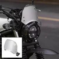 ราคา (COD) New Fit CL250 Motorcycle Accessories Wind Deflector Retro Aluminium Front Windscreen Windshield For HONDA CL250 250CL CL 250 (1734084314092110924)