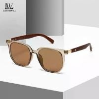 ราคา [เก็บเงินปลายทาง] LouisWill Sunglasses Unisex Fashion Sunglasses UV400 Sun Protection Sunglasses Anti Glare Sunglasses HD Lens Eyes Protection Eyewear Wood Grain Sun Glasses (1733666629203101022)