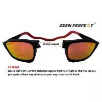 ราคา แว่นกันแดดแม่เหล็กทรงสปอร์ต ZEEN PERFECT- High Quality Magnetic Sport Sunglasses แม่เหล็กดูดแรง (1734353283098445249)