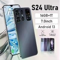 ราคา 100%ของแท้ Sansang S24 Ultra 5G 7.0นิ้ว โทรศัพท์มือถือ รองรับ2ซิม Smartphone 4G/5G โทรศัพท์สมา แรม16GB รอม1TB โทรศัพท์ถูกๆ มือถือราคาถูกๆ โทรศัพท์สำห รับเล่นเกม โทรสับราคาถูก โทร (1732465084872623442)