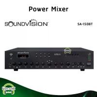 ราคา Power Mixer Soundvision SA-150BT 150W เพาเวอร์มิกเซอร์ 7 ช่อง มี Volt Line 70/100V Bluetooth Mono 5 ช่อง Stereo 2 ช่อง (1731218462943971325)
