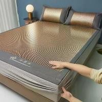 ราคา ร้าน Xidu Cooling Mat 2024 ชุดผ้าปูที่นอนหวายน้ำแข็งใหม่สามชิ้น - ซีรีส์แซนวิช - ซีรีส์เสื่อหวายน้ำแข็งสีทองกาแฟ (1733151613126215521)