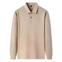 ราคา เสื้อโปโลผู้ชาย ผ้าฝ้ายหลักยาว 100% ระดับไฮเอนด์ แขนยาว คอปก เสื้อยืด สำหรับผู้ชาย ชุดลำลองและธุรกิจ เสื้อผ้าผู้ชาย (1733064385682114329)