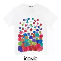 ราคา iCONiC MINI RIBBON T-SHIRT #6802 เสื้อยืด พิมพ์ลาย ปักโบว์ สีรุ้ง (1730996423825590432)
