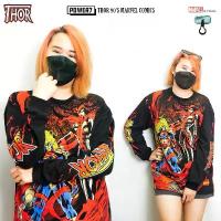 ราคา Power 7 Shop เสื้อยืด แขนยาว การ์ตูน ลาย THOR MARVEL เสื้อยืดลิขสิทธิ์ คอกลม OVP (2021-290) (1733641656668816634)
