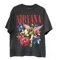ราคา วินเทจ เสื้อยืด Kurt Cobain วงเก่า ลายบาติก Nirvana Rock ล้างแล้ว ทรงหลวม (1734339494109021748)