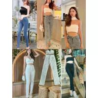 ราคา Bu8057กางเกงยีนส์ขาเดฟเอวสูงผ้ายืดแต่งเพชรวิ้งๆ เกร๋ๆใส่ได้ทุกโอกาส กางเกงยีนส์ ยีนส์ขายาว คําแนะนําการขายที่ร้อนแรงในเดือนนี้ (1732697114226885937)