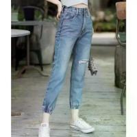 ราคา jeans ผ้ายีนส์ เอวสูง กางเกง ยีนส์ กางเกงยีนส์ กางเกงยีนส์ผู้หญิง ขายาว ยีนส์ทรงบอยเฟรน ดีเทลแต่งขาด ปลายขาจั๊ม เอวสูง ผ้าไม่ยืด สียีนส์ฟอก ไซส์ S - 40 jeans ผ้ายีนส์ เอวสูง กางเกง ยีนส์ กางเกงยีนส์ (