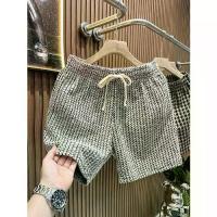 ราคา กางเกงขาสั้น Houndstooth กางเกงห้าส่วนทรงหลวมสำหรับฤดูร้อนของผู้ชายกางเกงลำลองขาตรงย้อนยุคแบรนด์แฟชั่นสุดหรูกางเกงขาสั้นกีฬาผู้ชาย [NEW] กางเกง ขาสั้น ราคาถูก กางเกง สปอร์ต กา (1733624811668473003)