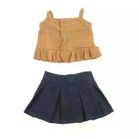 ราคา ชุดเสื้อผ้าตุ๊กตาสำหรับตุ๊กตา American Girl ขนาด 18 นิ้ว ชุดฤดูร้อนน่ารัก กางเกงขาสั้น/กระโปรง ของขวัญเทศกาล W250610 (1733800076921505640)