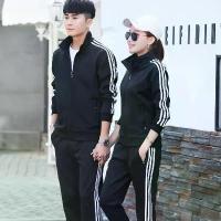 ราคา ชุดกีฬา ผู้ชาย ฤดูใบไม้ผลิและฤดูใบไม้ร่วง วิ่ง ลำลอง ไซส์ใหญ่ เสื้อสเวตเตอร์ คู่รัก ลายสามเส้น เสื้อคลุมคอปก สไตล์คู่รัก (1733625277301819232)