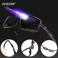 ราคา แว่นกันแดดโพลาไรซ์ทรงสี่เหลี่ยม, KDEAM, กรอบ TR90, สำหรับผู้ชายและผู้หญิง, แว่นกันแดดกีฬารังสี UV แว่นกันแดด แบรนด์เนม (1732016802899725250)