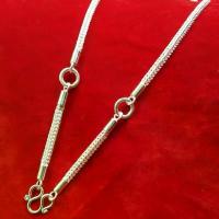 ราคา สร้อยคอ​เงิน​แท้​ 92.5​% ลายสี่เสา​ 3.0​ มิล​ ขนาด 2 บาท หัวเรียบ(1องค์, 3​องค์)​ (1734247364213900946)