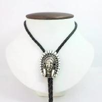 ราคา สร้อยคอ คาวบอย โบโลไทด์คาวบอย สายถัก สไตล์คาวบอยตะวันตก ใส่ ได้ทั้งกับชุดคาวบอย หรูหรา สุดแนว สามารถขยับจัดระดับระยะ (1734128767286150347)