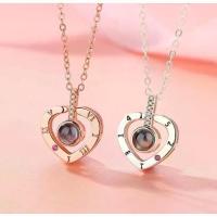 ราคา สไตล์อินเทรนด์ Custom Love You สร้อยคอ-ส่วนบุคคล I Love You สร้อยคอ100ภาษาสำหรับแฟน Heart Love สร้อยคอ Love Memory สร้อยคอจี้สำหรับผู้หญิง พิถีพิถันมาก (1733678113114064122)