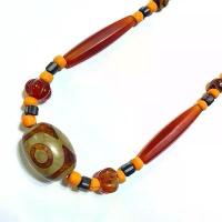 ราคา ช้างกระบี่ สร้อยคอ เส้นที่57 สร้อยคอหินลูกปัดโบราณ ยาว24นิ้ว (1733875058216174903)