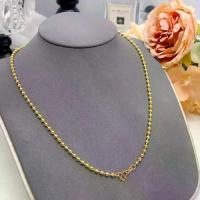 ราคา สร้อยคอ 18K สีทอง ไม่มีจี้ (1734056513601177251)