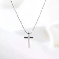 ราคา สร้อยคอ เงินแท้ 92.5% ส่งฟรี EMS ♡ รุ่น Christy - จี้ ไม้กางเขน ( #B5 ) (1734386641838048432)