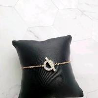 ราคา สร้อยข้อมือ ทองพิงค์โกลด์ 18K ประดับเพชรแท้ธรรมชาติ (1732682004274055057)