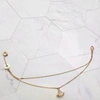 ราคา สร้อยข้อมือ ทองพิงค์โกลด์ 18K ประดับเพชรแท้ธรรมชาติ (1732682117595301777)