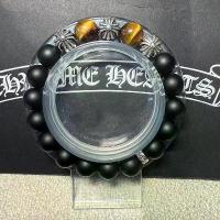 ราคา สร้อยข้อมือ Chrome Hearts Matte Tiger Eye Obsidian พรีเมียม สร้อยข้อมือคู่รัก Unisex (1734032536922850859)