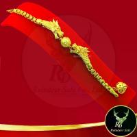 ราคา 【COD】 93BD สร้อยข้อมือ สร้อยข้อมือแฟชั่น ลายสามห่วงทอง งานเคลือบแก้ว เหมือนแท้ 100% ทองโคลนนิ่ง ทองชุบ ทองเคลือบแก้ว น้ำหนัก 3 บาท ความยาว 7.5 นิ้ว (1733334537565602977)