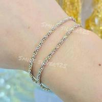 ราคา สร้อยข้อมือ ลาย4สายTwist/ไข่ปลา ขนาด2.6mm. เงินแท้ 92.5% ชุบ3กษัตริย์ (1733186424461296650)