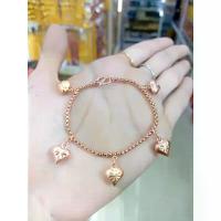 ราคา สร้อยข้อมือผู้หญิงมีตุ้งติ้งหัวใจ สร้อยข้อมือ2สลึง คลังสินค้า (1733766074808240039)