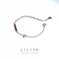 ราคา จัดส่งถึงบ้าน Lilith - Lucky Heart Bracelet สร้อยข้อมือ หินนำโชค โกเมน จี้หัวใจ (1731578651158218546)
