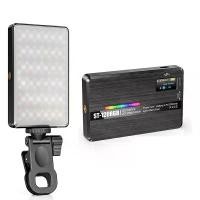 ราคา ไฟวิดีโอสีเต็มรูปแบบ ST120 RGB 2500-9000K สำหรับกล้อง สมาร์ทโฟน การถ่ายภาพ วิดีโอ สตรีมสด YT [COD] (1733505775054784490)