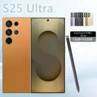 ราคา สมาร์ทโฟน S25 Ultra 5G ขนาดหน้าจอ 7.3 นิ้ว ปลดล็อกจากโรงงาน โทรศัพท์มือถือแอนดรอยด์รุ่นที่ 15 (1733794815349786548)