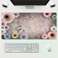 ราคา แผ่นรองเมาส์ทรงสี่เหลี่ยมลายดอกไม้และผีเสื้อหลากสี, แผ่นรองเมาส์ขนาดใหญ่, ยางธรรมชาติ, ขอบเย็บทนทาน, แผ่นรองเมาส์กันลื่น, เหมาะสำหรับคอมพิวเตอร์สำนักงาน, แล็ปท็อป, แผ่นรองเมาส์สำ (1734394487281190195)