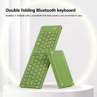 ราคา คีย์บอร์ดบลูทูธแบบพับได้, สำหรับ iPad, แท็บเล็ต, โน๊ตบุ๊ค, แล็ปท็อป, โทรศัพท์, คีย์บอร์ดไร้สายขนาดเล็ก, ที่เก็บแบบพกพา, เหมาะสำหรับการเดินทางเพื่อธุรกิจและใช้ในสำนักงาน (1731785383975945884)