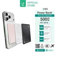 ราคา [Qi2 + CCC] UKIKI KW5 Powerbank Wireless Charge 5,000mAh แบตสํารอง Magnetic Mini พาวเวอร์แบงไร้สาย พาวเวอร์แบงค์ (1733712278957294755)