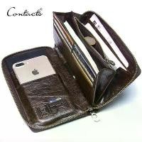 ราคา กระเป๋าสตางค์คลัตช์ผู้ชาย, หนังแท้, แบรนด์, ที่ใส่บัตร, ยาว, ซิปรอบ, กระเป๋าเดินทาง, พร้อมที่ใส่หนังสือเดินทาง, เคสโทรศัพท์ 6.5" (1732833329803855574)