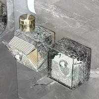 ราคา กล่องเก็บลิปสติก ไม่ต้องเจาะ สำหรับห้องน้ำในบ้าน ห้องน้ำ เครื่องสำอาง ตู้กระจก ของกระจุกกระจิกขนาดเล็ก ที่เก็บของติดผนัง พร้อมกล่องสำลีก้าน (1732794861716539126)