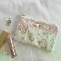 ราคา กระเป๋าใส่เหรียญลายดอกไม้ลูกไม้, กระเป๋าสตางค์ซิปขนาดเล็กสไตล์ Ins สำหรับใส่บัตรประชาชน, กุญแจ, เหรียญ, เครื่องสำอาง, กระเป๋าเก็บของพกพา (1734311037704504509)