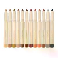 ราคา แท่งอายแชโดว์กลิตเตอร์ ชุด 12 สี สีสันสดใส ครีมมุกชิมเมอร์ อายแชโดว์ ดินสอเขียนขอบตา แต่งตา (1731615045921310691)