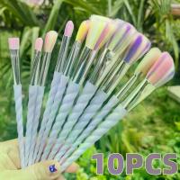 ราคา ชุดแปรงแต่งหน้ายูนิคอร์นพร้อมขนแปรงสีสันสดใส ด้ามแฟนตาซี ชุดแปรงแต่งหน้า รองพื้น อายแชโดว์ 10 ชิ้น Cosmetic Cosmetics (1729762868958234722)