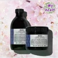 ราคา [COD] [tiktok]Davines Alchemic Shampoo Silver/Conditioner Silver 280/250 ml Shampoo and Hair Conditioner Add Color to the Hair. (1734439304862402242)