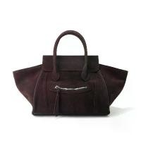 ราคา New Smiley Face Tote Bag Genuine Leather Women's Bag Suede Cowhide Frosted Shoulder Crossbody Bag Large Capacity Commuter Portable (1733955723495835236)