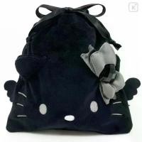 ราคา ถุงผ้า kt HelloKitty Black Japan Sanrio Face Drawstring Bag - Hello Kitty : Black Angel (1733277695386158564)
