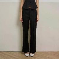 ราคา Rosen - 03 Tailored Flared Pants (กางเกงขาม้า สีกากี และสีดำ) (1733799410885953521)