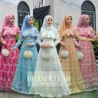 ราคา Watchareekorranun คุณภาพรับประกันได้ เดรสมุสลิม ชุดเดรสแฟชั่นผ้าซาร่า แต่งด้วยลูกไม้ Dress Muslim ชุดอิสลาม สวยๆ ชุดเดรสอิสลาม ชุดรายอมุสลิม (1733862786998699705)